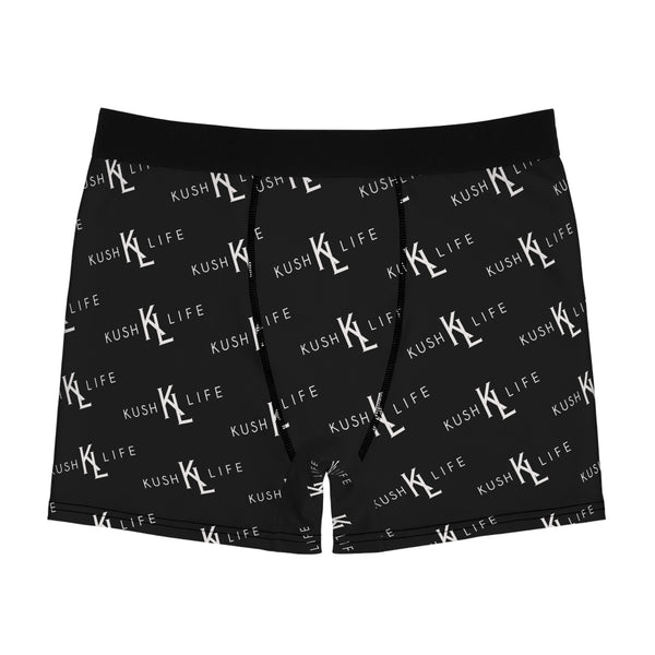 Kush KL Life Classic logo -  Men's Boxer Briefs - Kush Life AOP Print, Comfortable Underwear, Trendy Gift, Daily Wear, Streetwear Style, Unique Loungewear