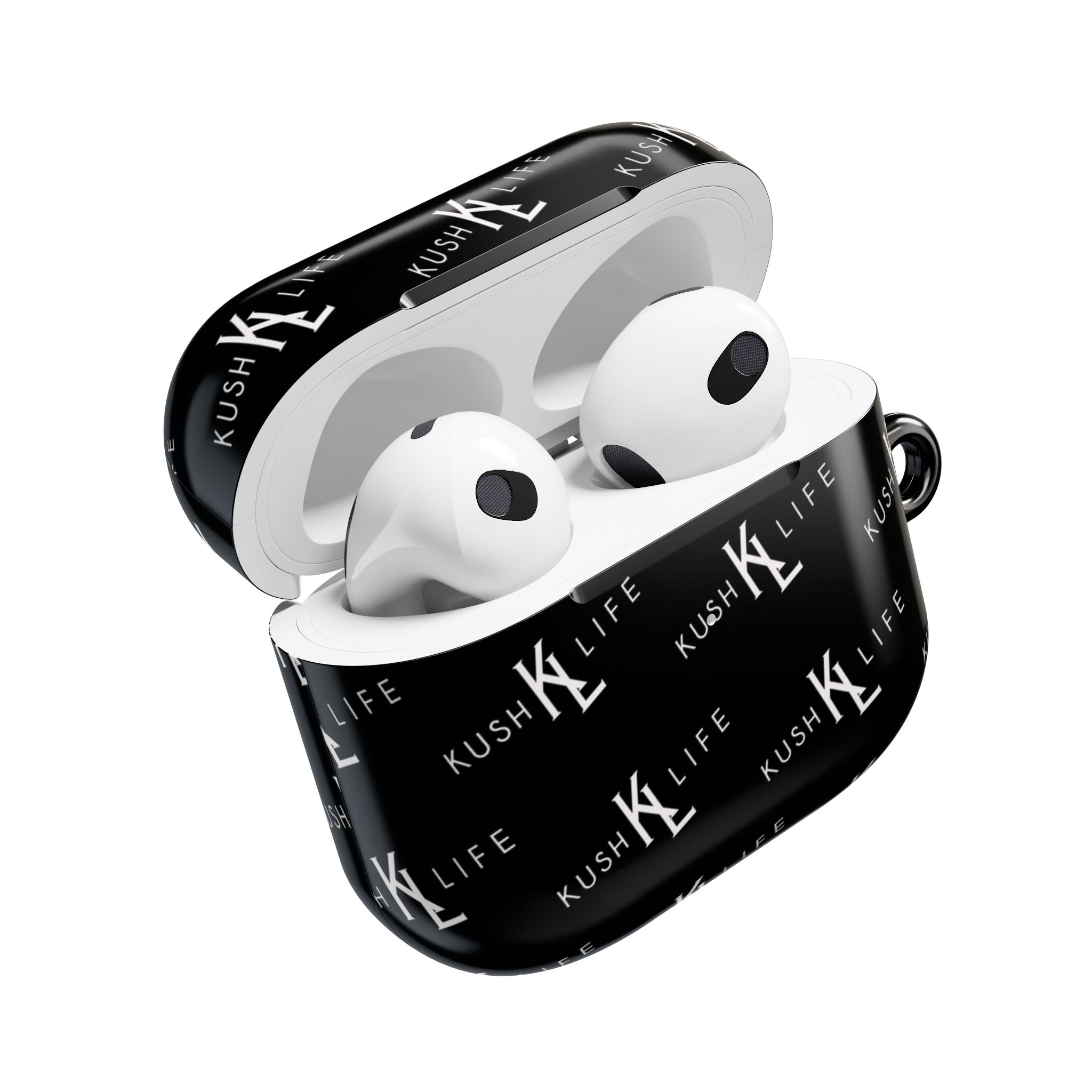 Kush KL Life Classic Logo Pattern - AirPod Case - Stylish OG Design, Gift for Music Lovers, Trendy Tech Accessories, Perfect for Birthdays and Holidays