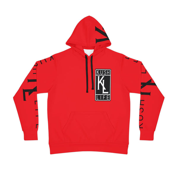 Kush Life OG Logo - Ruby Athletic Hoodie, Stylish Sportswear, Perfect for Athletes, Gift for Fitness Lovers, Cozy Fashion Statement