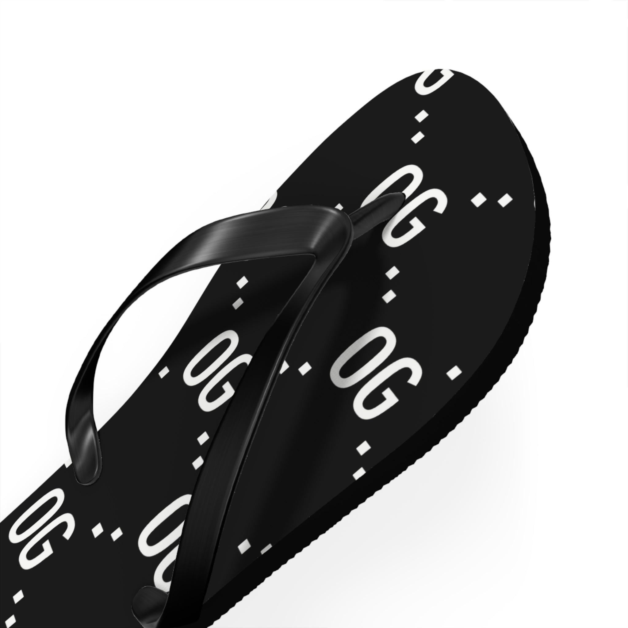 Kush Life "OG x OG"  Logo Monogram - Flip Flops