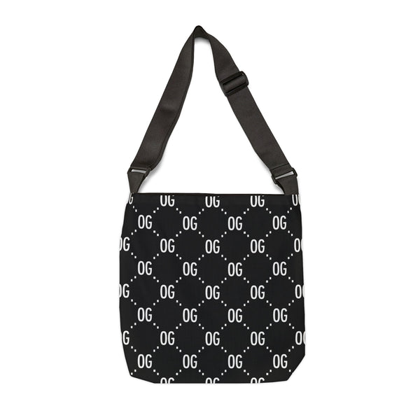 Kush Life "OG x OG"  Logo Monogram - Adjustable Tote Bag (AOP)