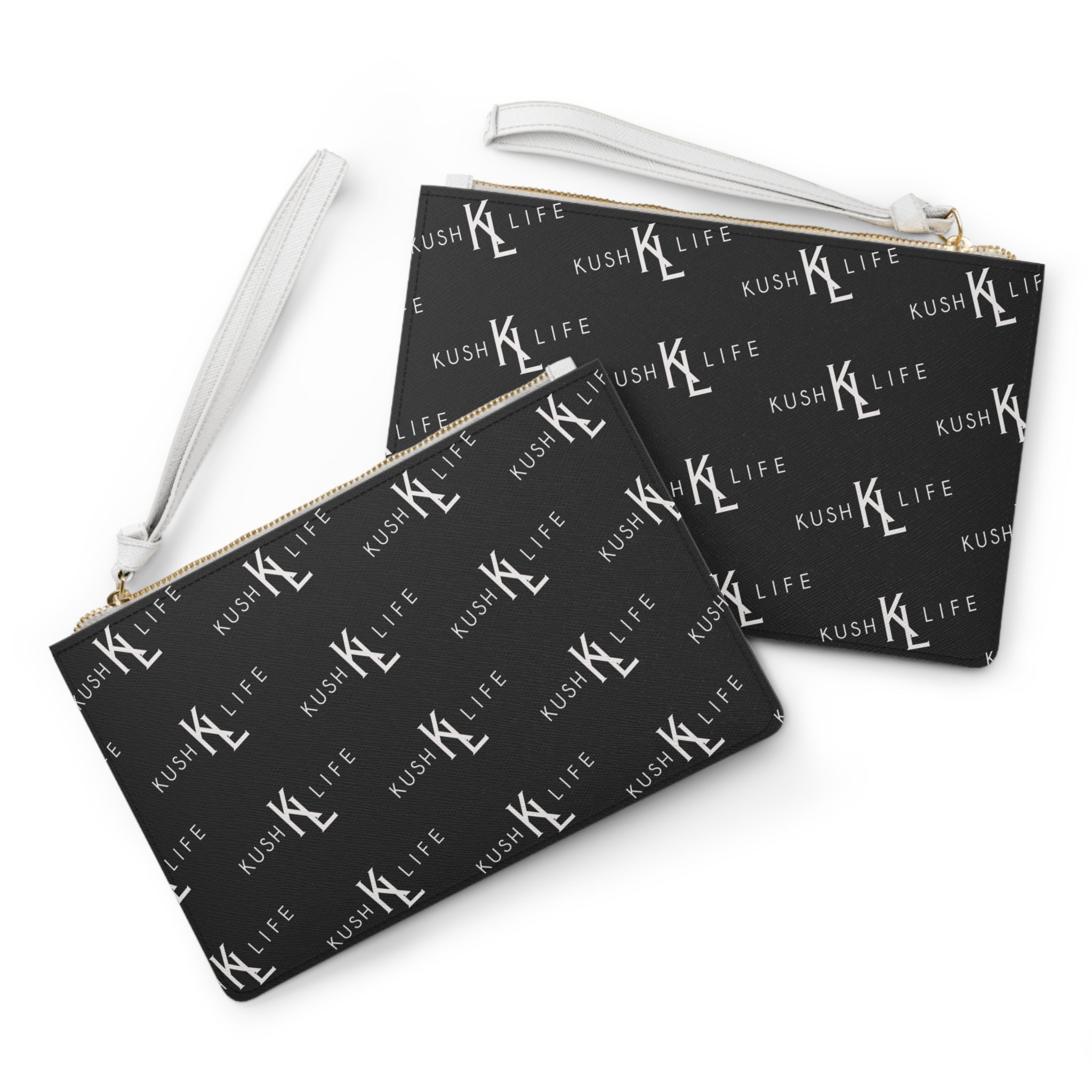 Kush KL Life Classic Logo Pattern - Stylish Clutch Bag for Cannabis Enthusiasts, Perfect for Parties, Festivals, Travel, Gifts, Accessory for Everyday Use