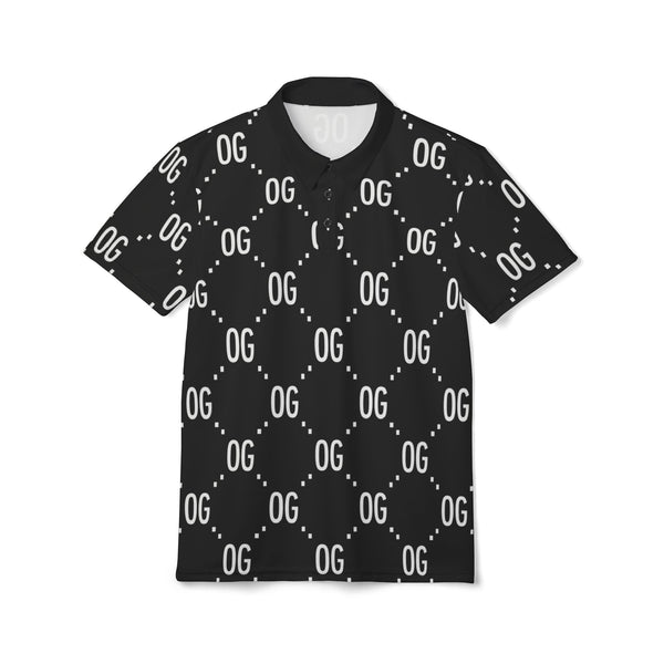 Kush Life "OG x OG"  Logo Monogram - Polo Shirt (AOP)