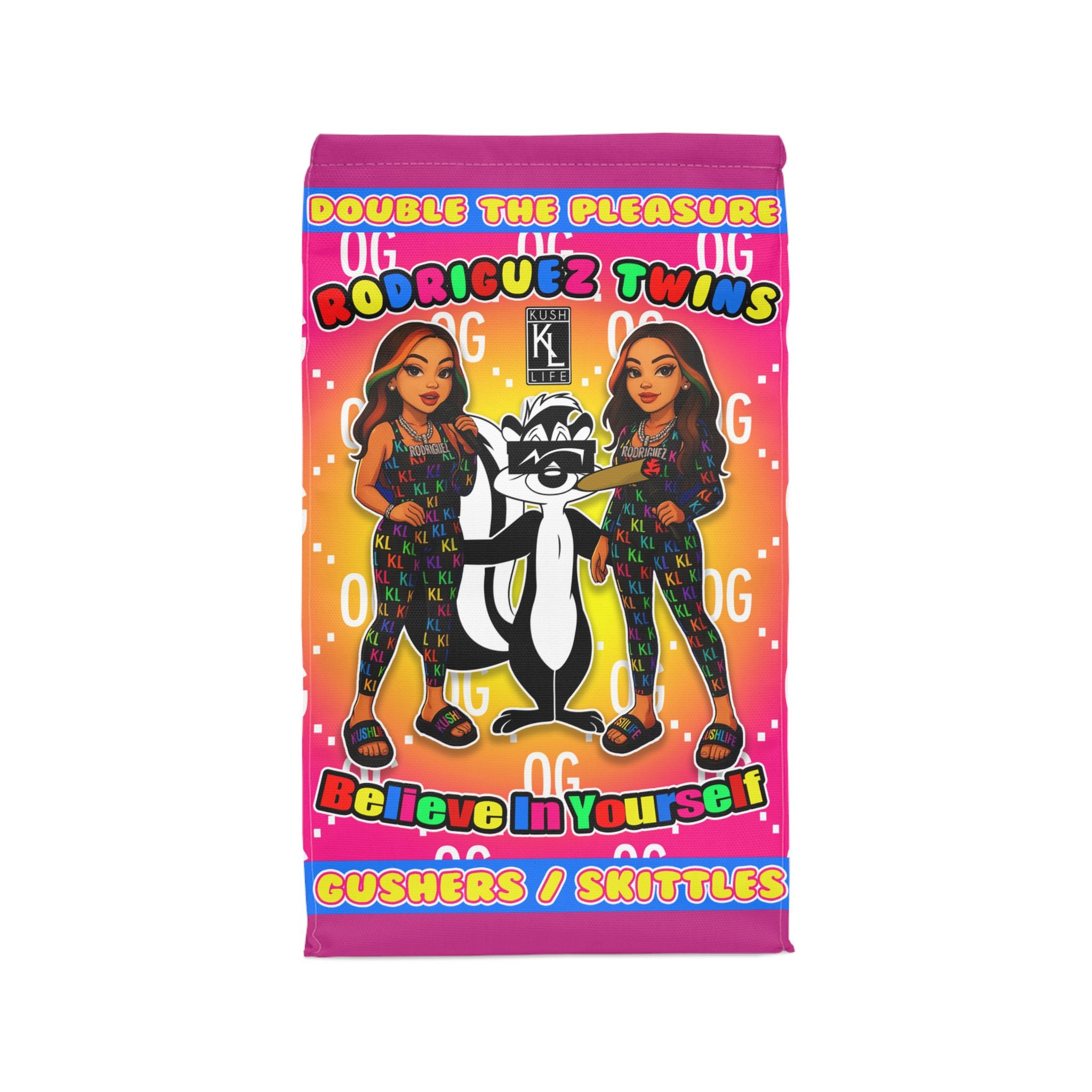 Kushlife x Rodriguez Twins - 'Believe In Yourself' Lunch Bag