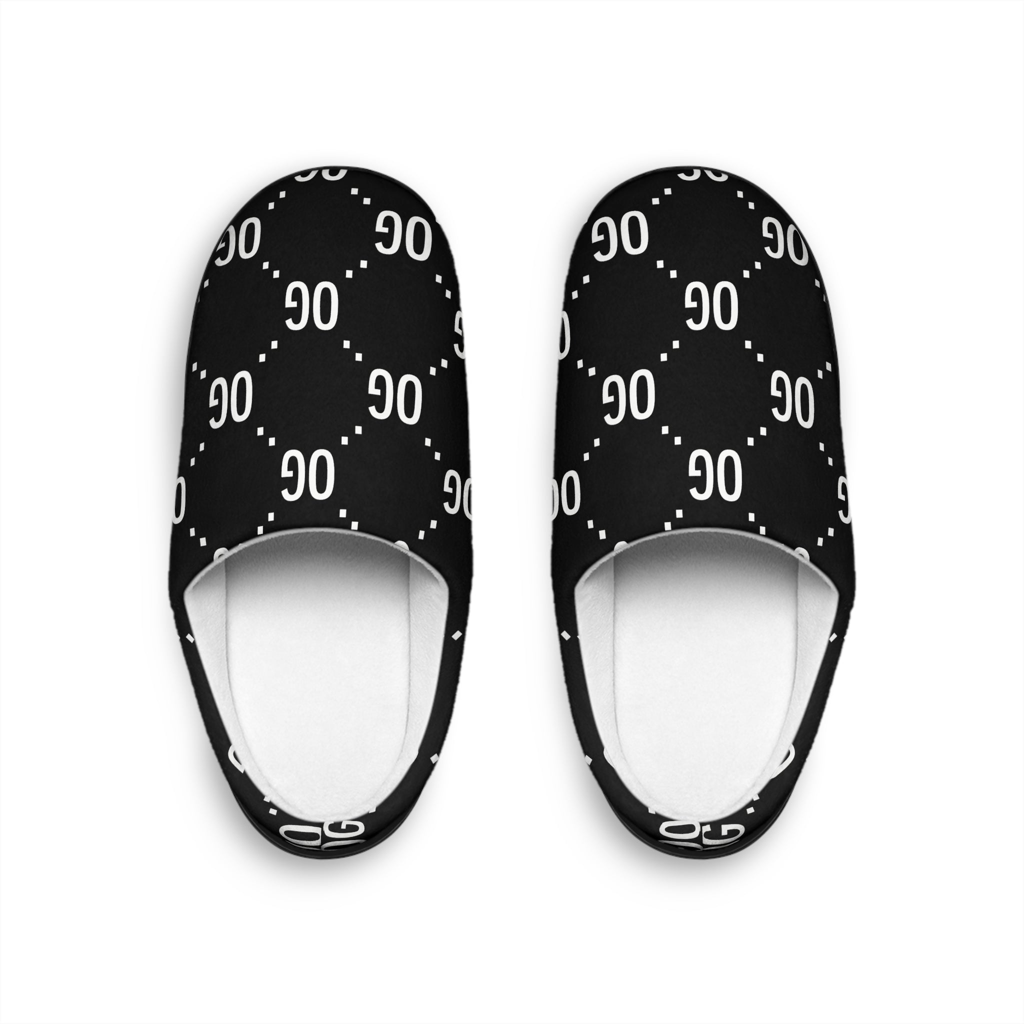 Kush Life "OG x OG"  Logo Monogram - Men's Stylish Indoor Slippers | Comfortable Home Footwear for Relaxation, Cozy Nights, Gifts for Him, Housewarming Present