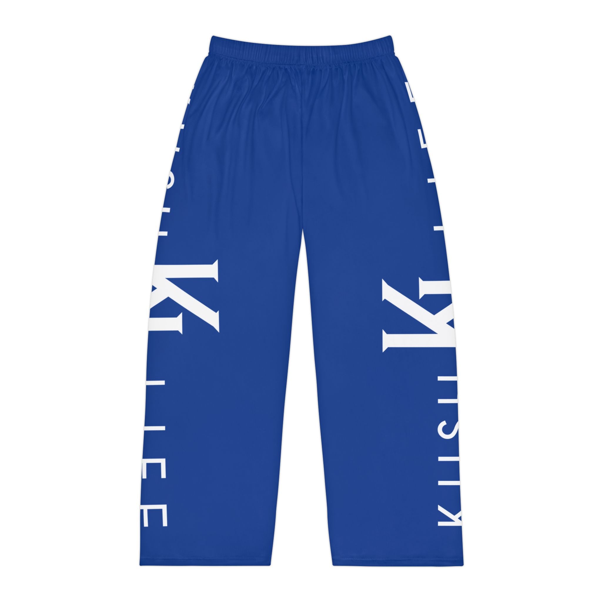 Kush Life Classic Logo Monogram - Royal Men's Pajama Pants (AOP)