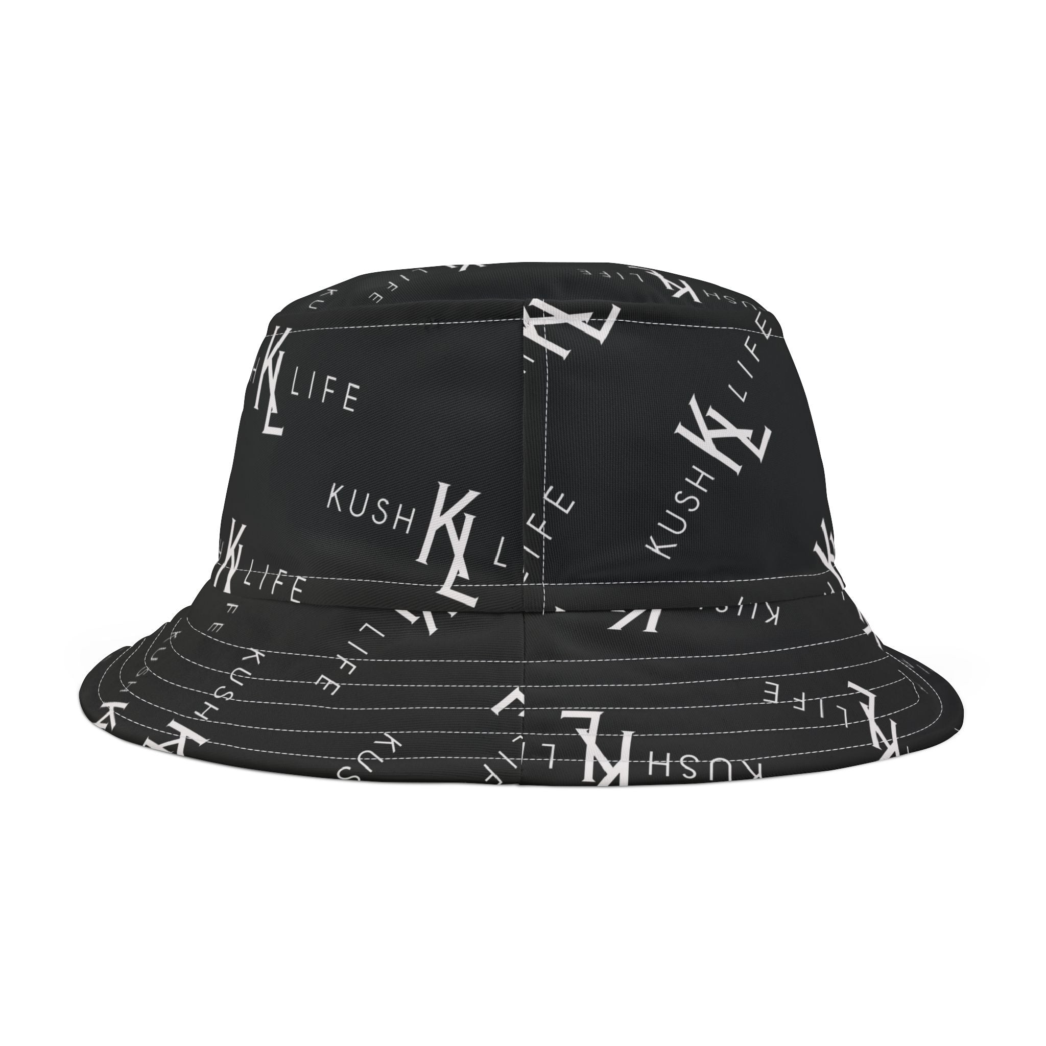 Kush KL Life Classic Logo Monogram - Bucket Hat (AOP)