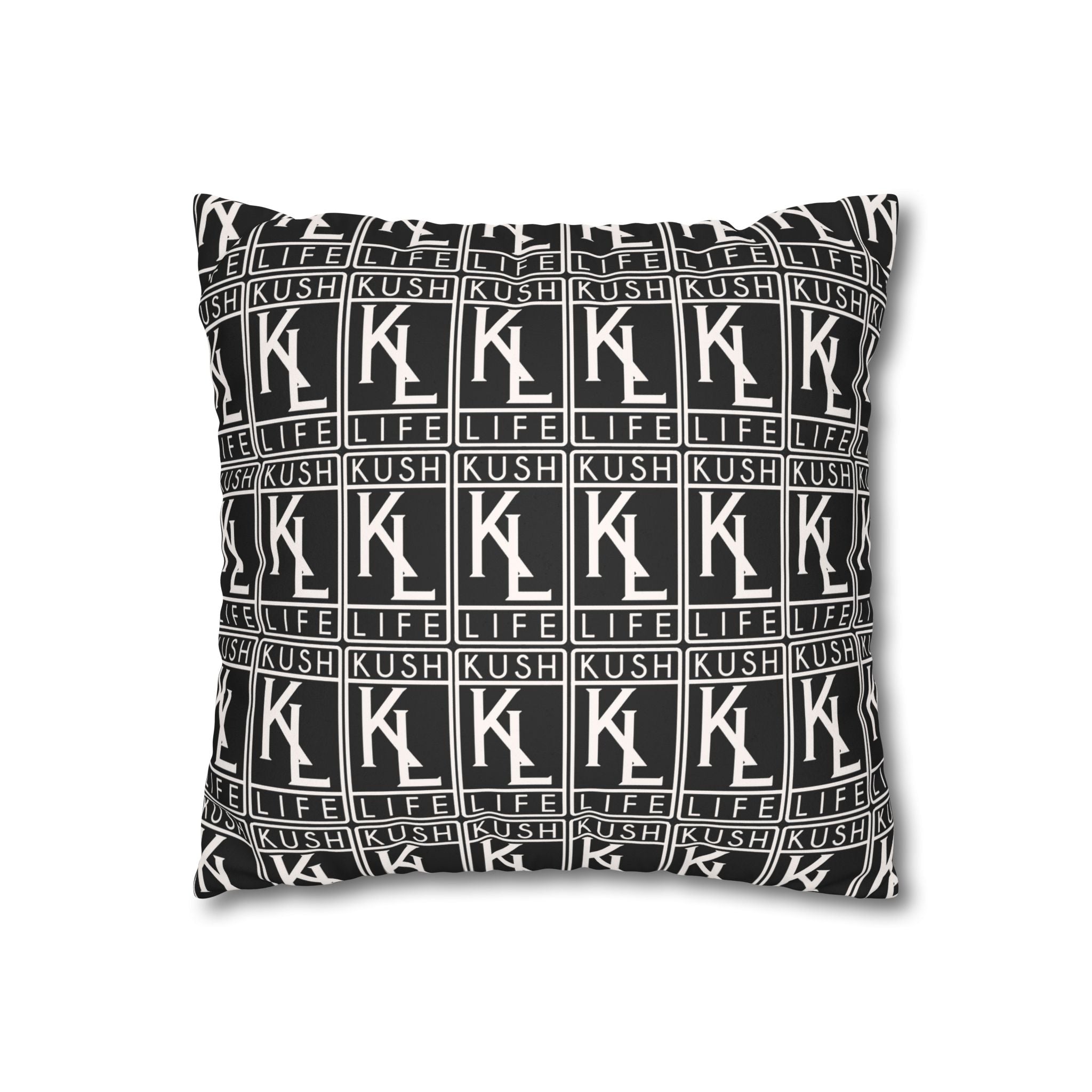 Kush Life "OG "  Logo Monogram - Faux Suede Square Pillowcase with OG Print, Home Decor Cushion Cover, Modern Accent Pillow, Gift for Friends, Cozy Living Room [...]