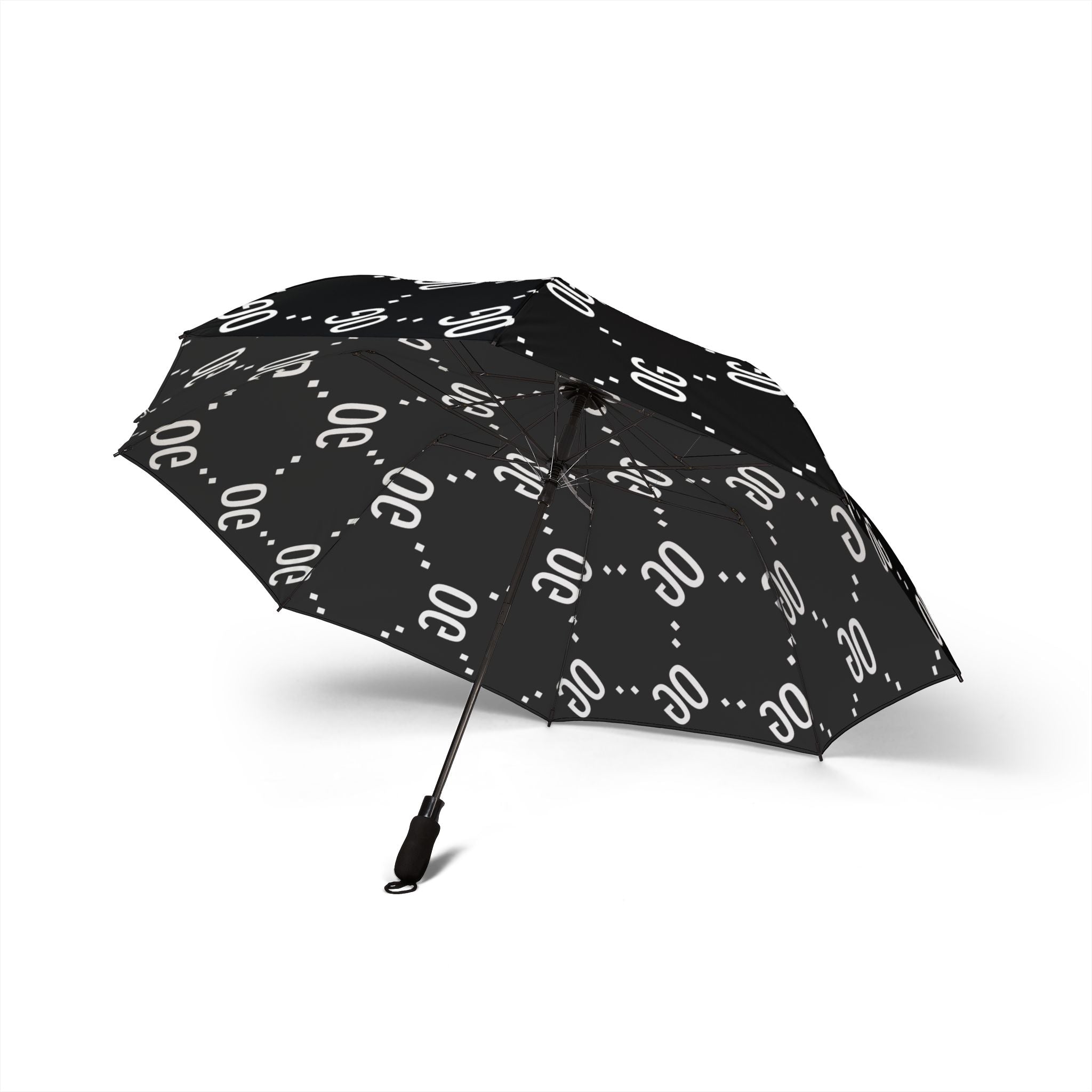 Kush Life "OG x OG" Logo Pattern - Stylish Semi-Automatic Foldable Umbrella, Rain Gear for Trendsetters, Compact Travel Umbrella, Fashionable Gifts for Him/Her, Portable [...]