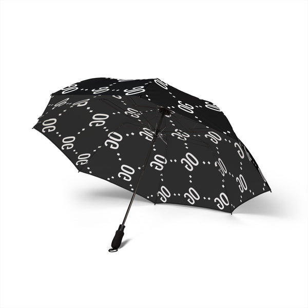 Kush Life "OG x OG" Logo Pattern - Stylish Semi-Automatic Foldable Umbrella, Rain Gear for Trendsetters, Compact Travel Umbrella, Fashionable Gifts for Him/Her, Portable [...]