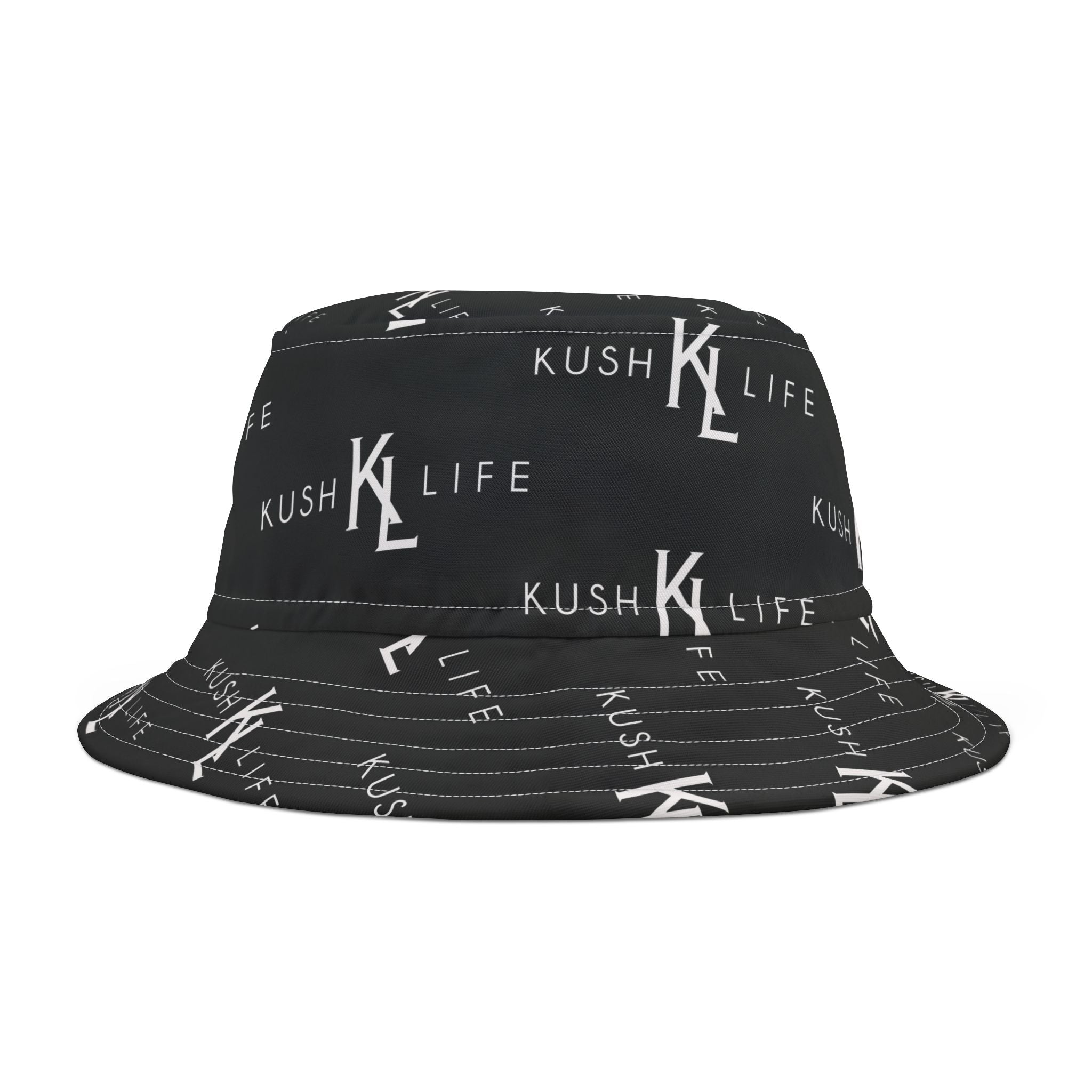 Kush KL Life Classic Logo Monogram - Bucket Hat (AOP)
