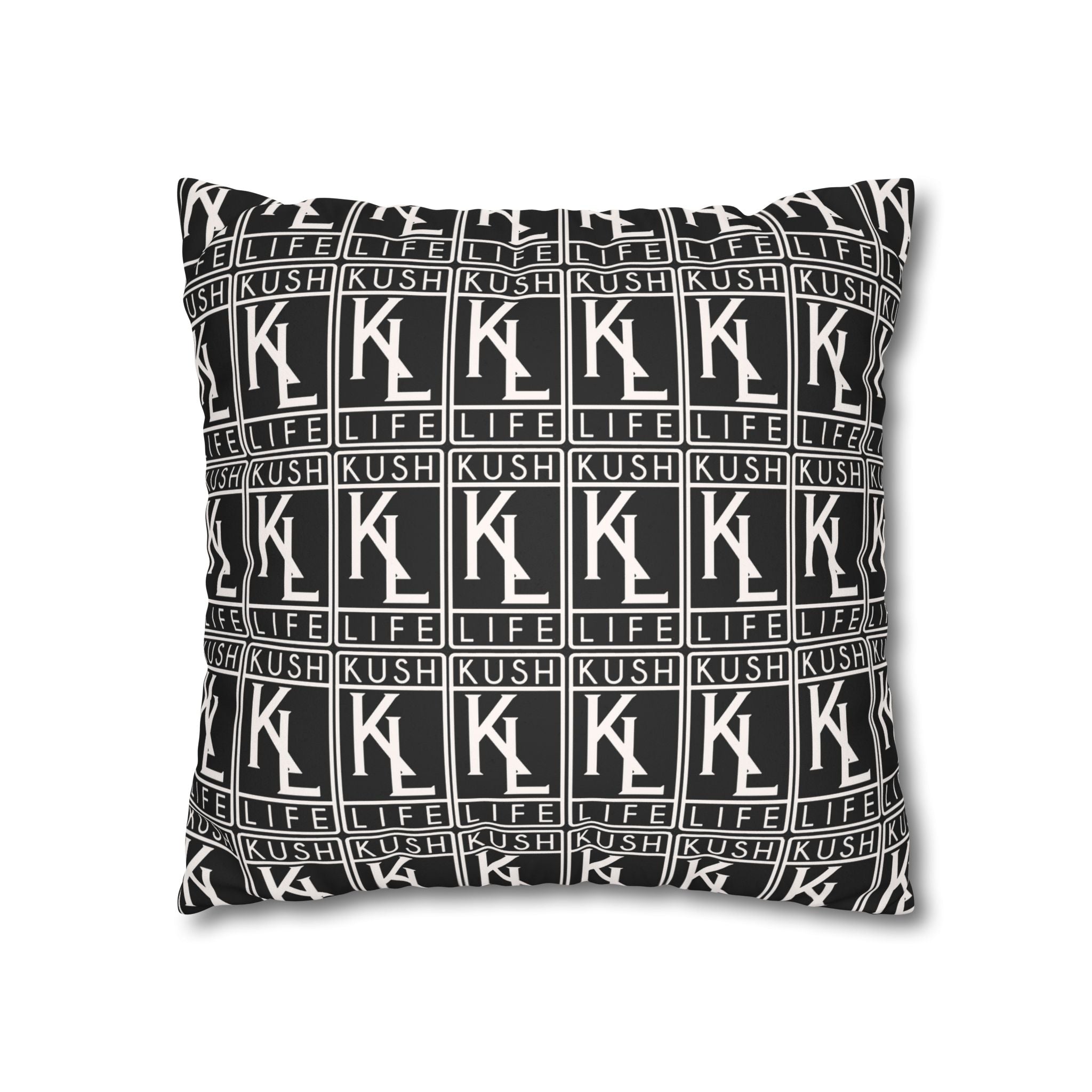 Kush Life "OG "  Logo Monogram - Faux Suede Square Pillowcase with OG Print, Home Decor Cushion Cover, Modern Accent Pillow, Gift for Friends, Cozy Living Room [...]