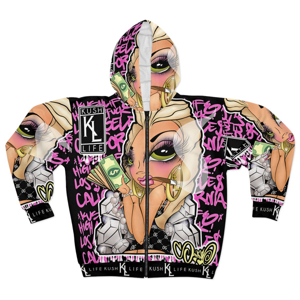 Kushlife x Sandoner - Graffiti Babe Hoodie
