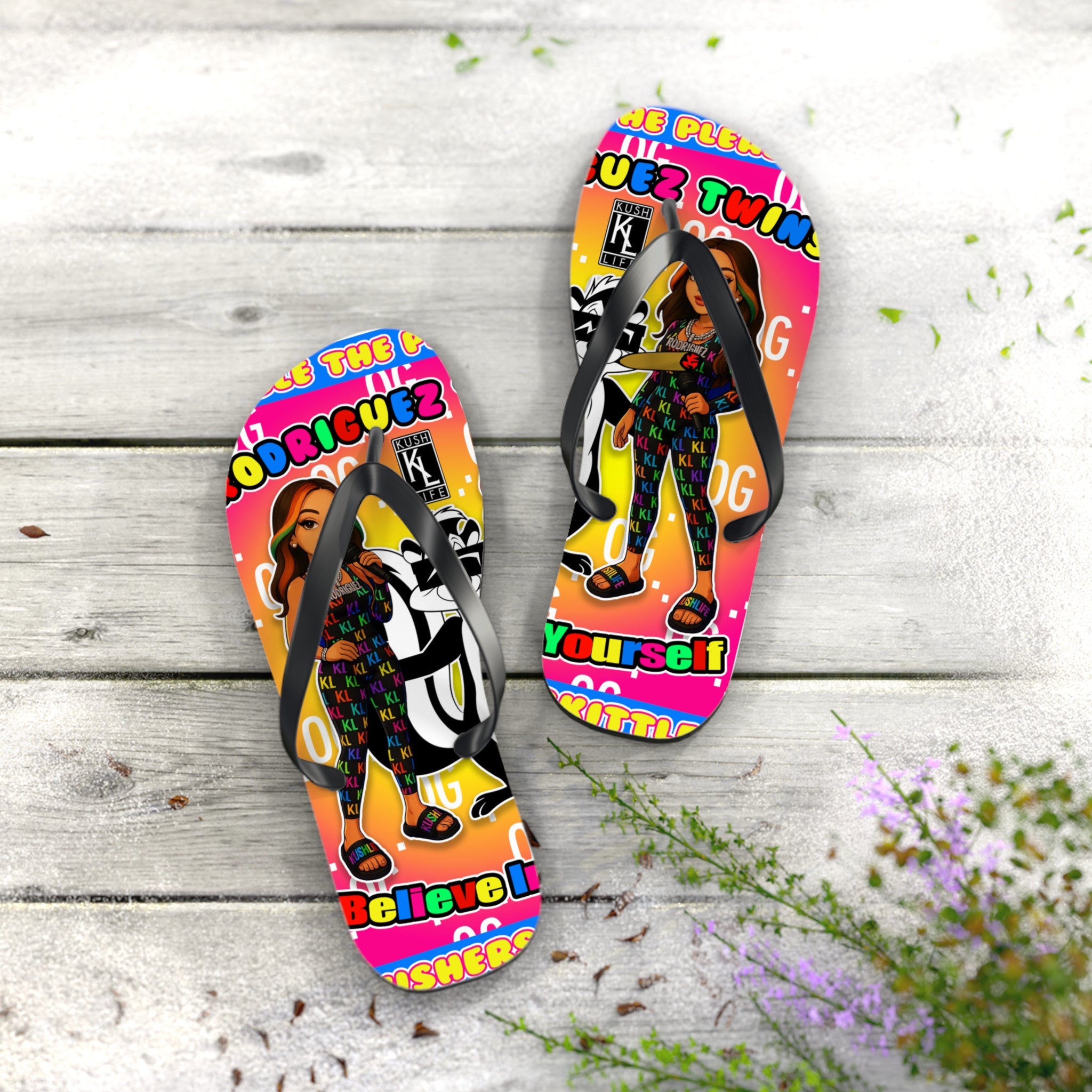 Kushlife x Rodriguez Twins -Flip Flops