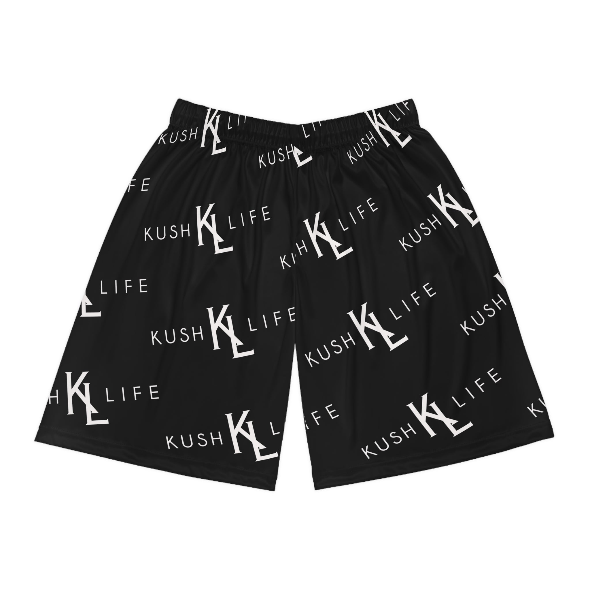 Kush KL Life Classic Logo Pattern - Basketball Shorts (AOP)