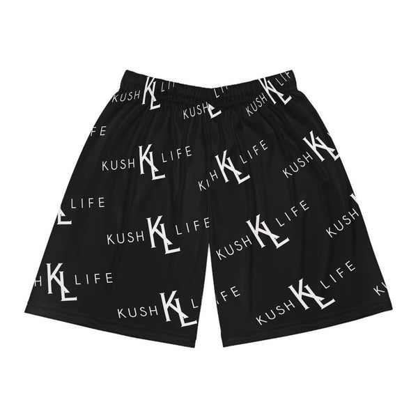 Kush KL Life Classic Logo Pattern - Basketball Shorts (AOP)