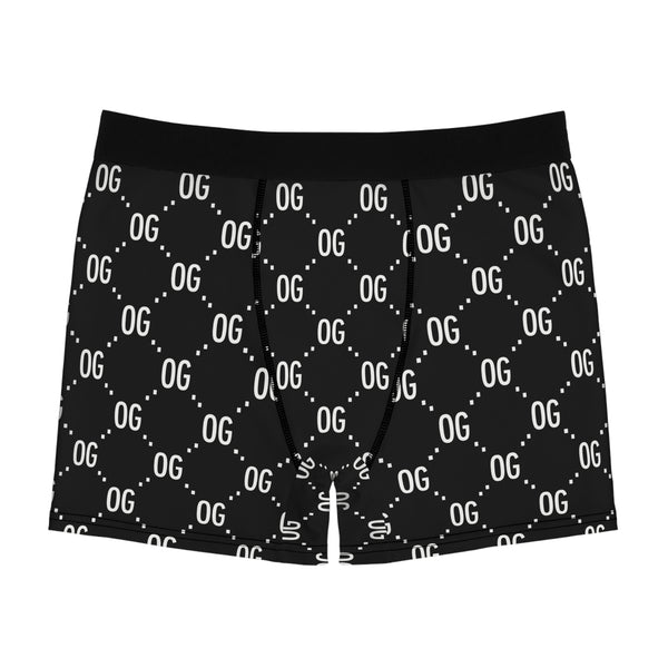 Kush Life "OG x OG"  Logo Monogram - Men's Boxer Briefs - Kush Life AOP Print, Comfortable Underwear, Trendy Gift, Daily Wear, Streetwear Style, Unique Loungewear