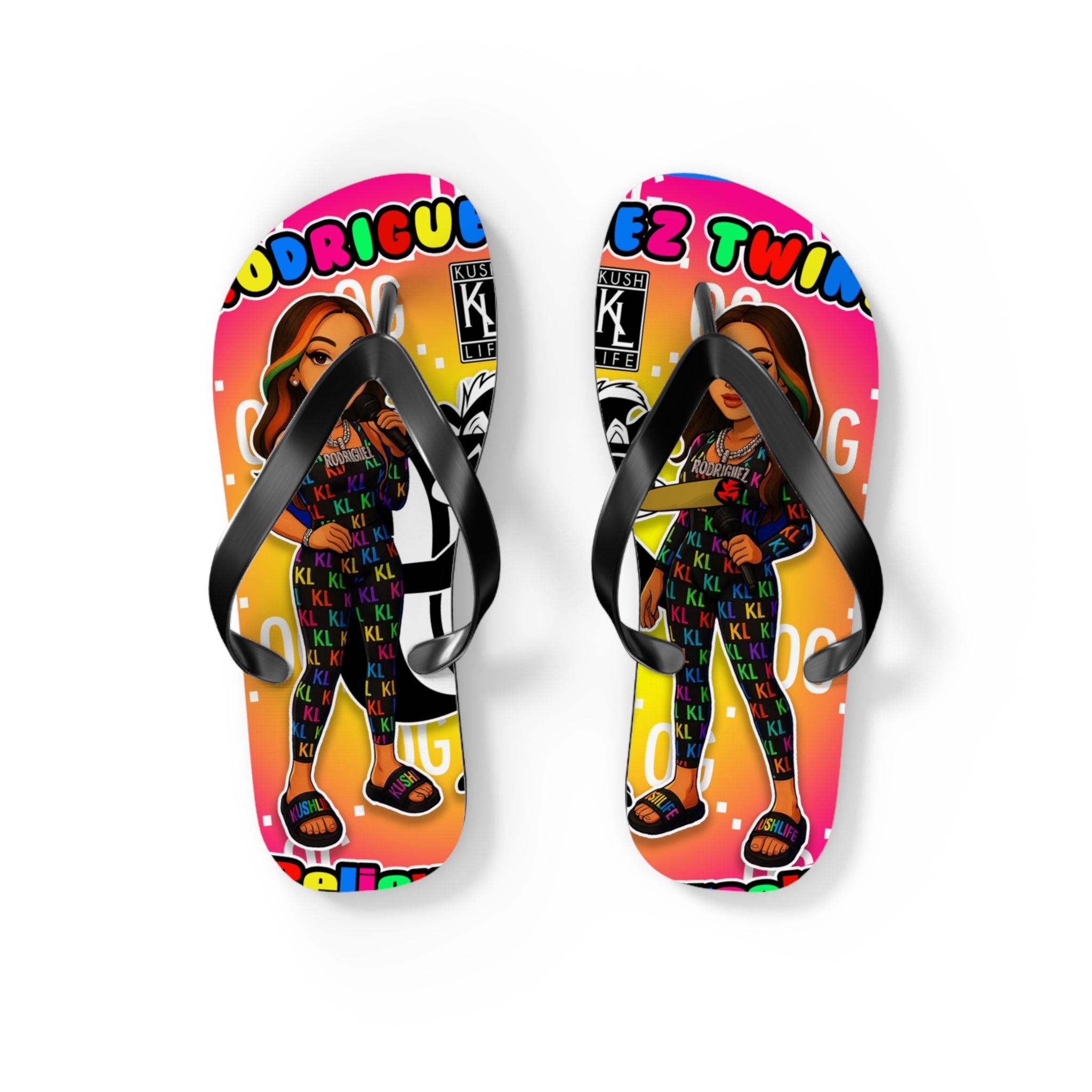 Kushlife x Rodriguez Twins -Flip Flops