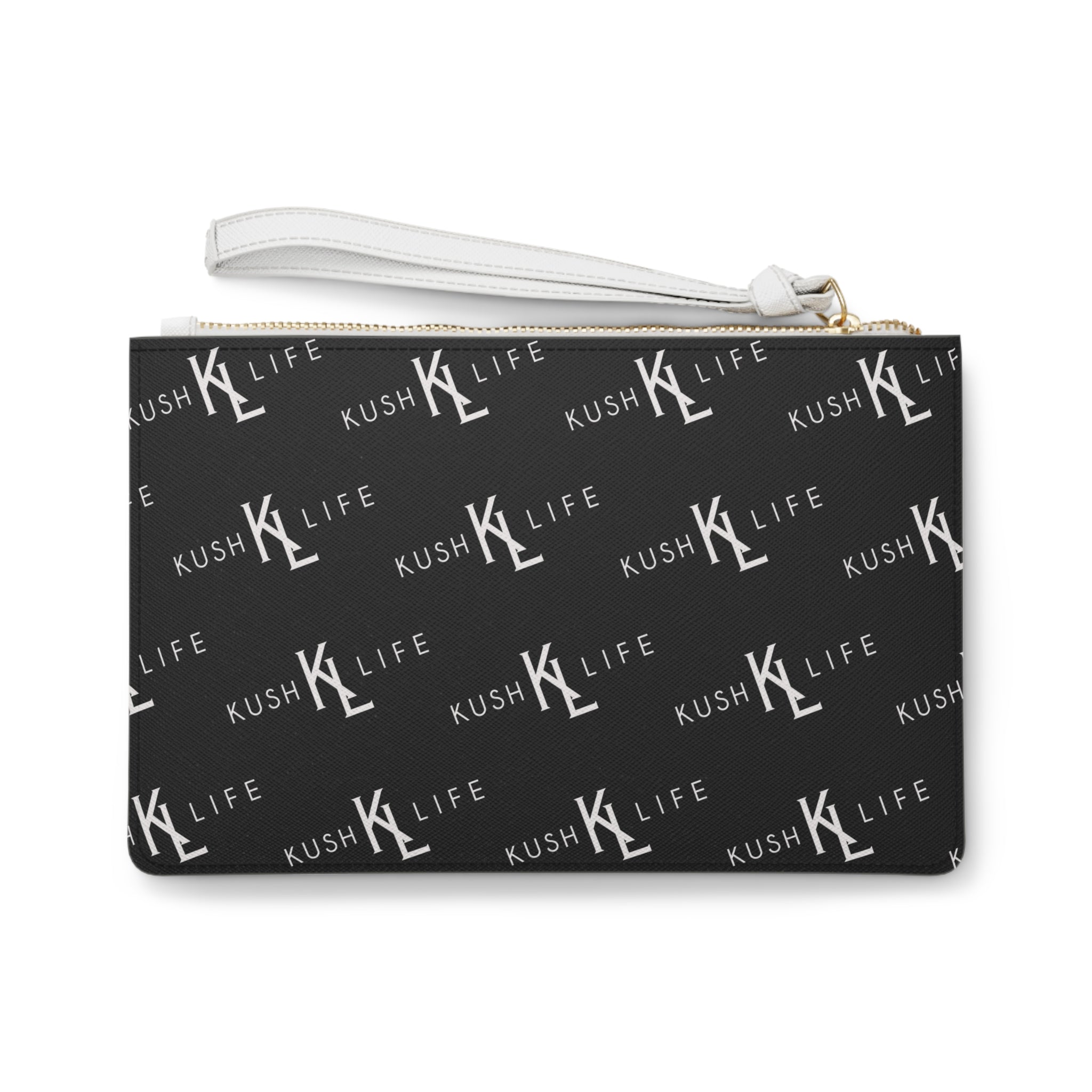 Kush KL Life Classic Logo Pattern - Stylish Clutch Bag for Cannabis Enthusiasts, Perfect for Parties, Festivals, Travel, Gifts, Accessory for Everyday Use
