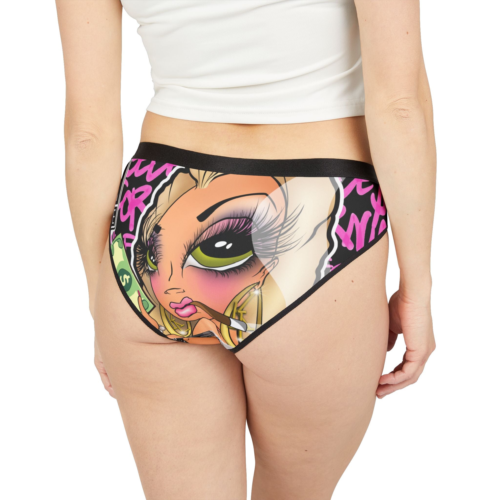 Kushlife x Sandoner - Graffiti Babe Bikini Brief