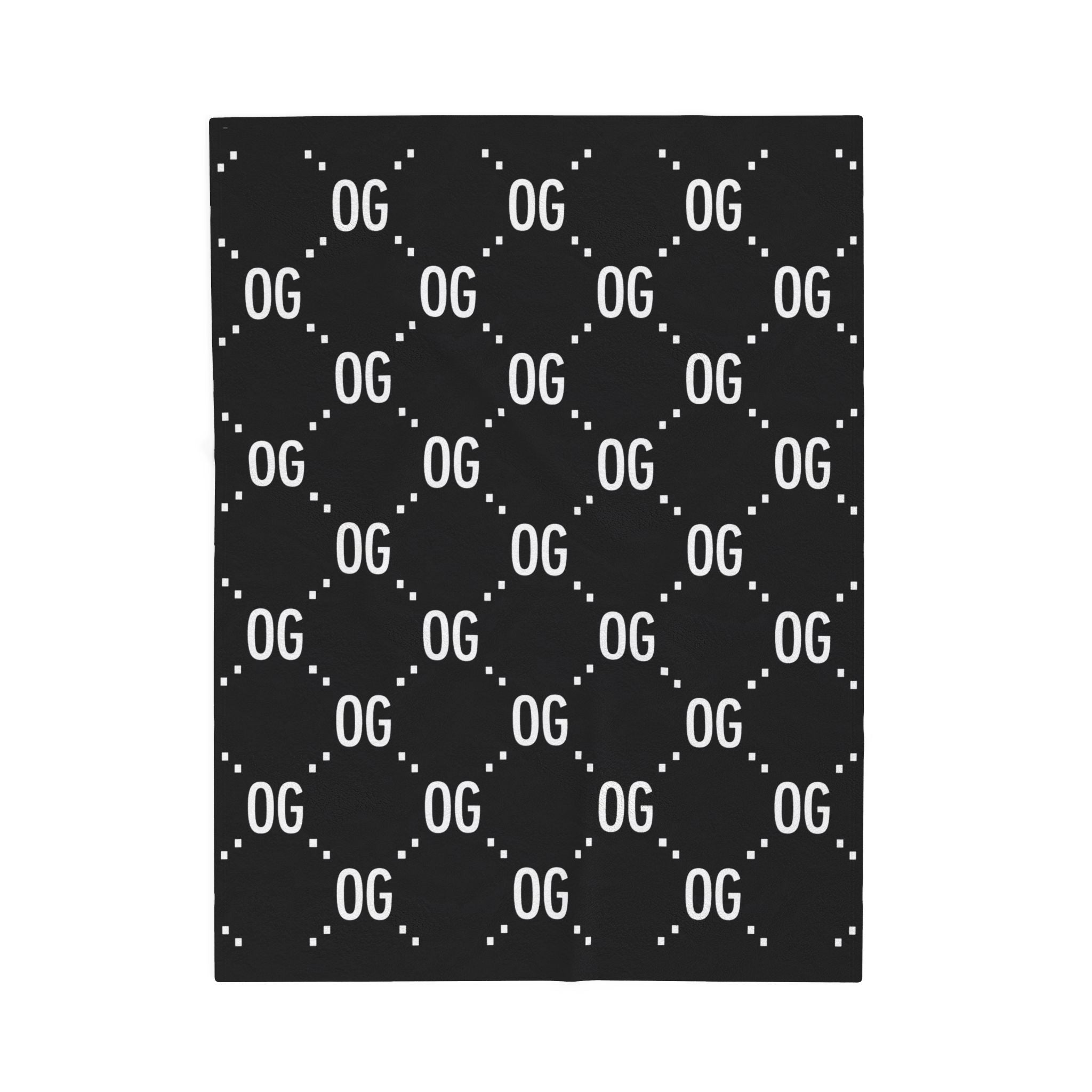 Kushlife "OG x OG" Logo Monogram - Velveteen Plush Blanket