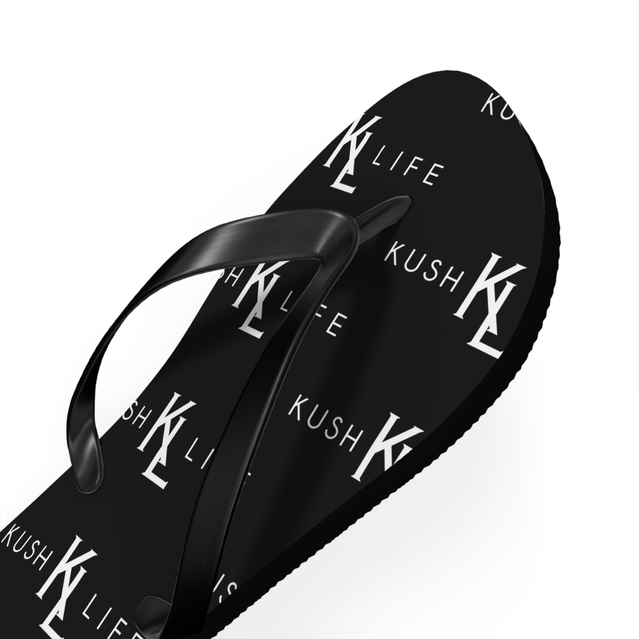 Kush KL Life Classic  Logo Pattern - Flip Flops