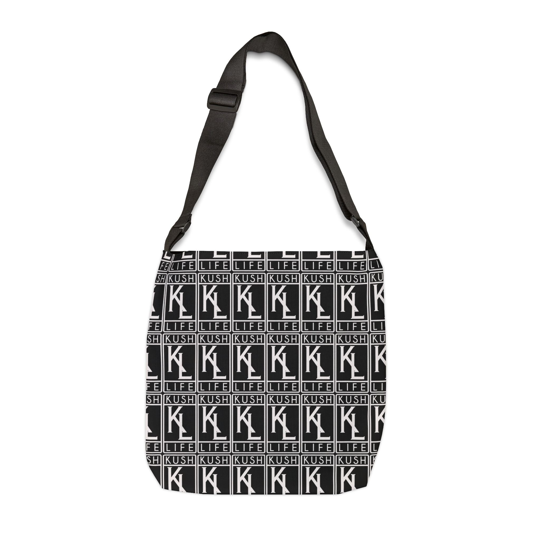 Kushlife OG Logo Monogram - Adjustable Tote Bag (AOP)
