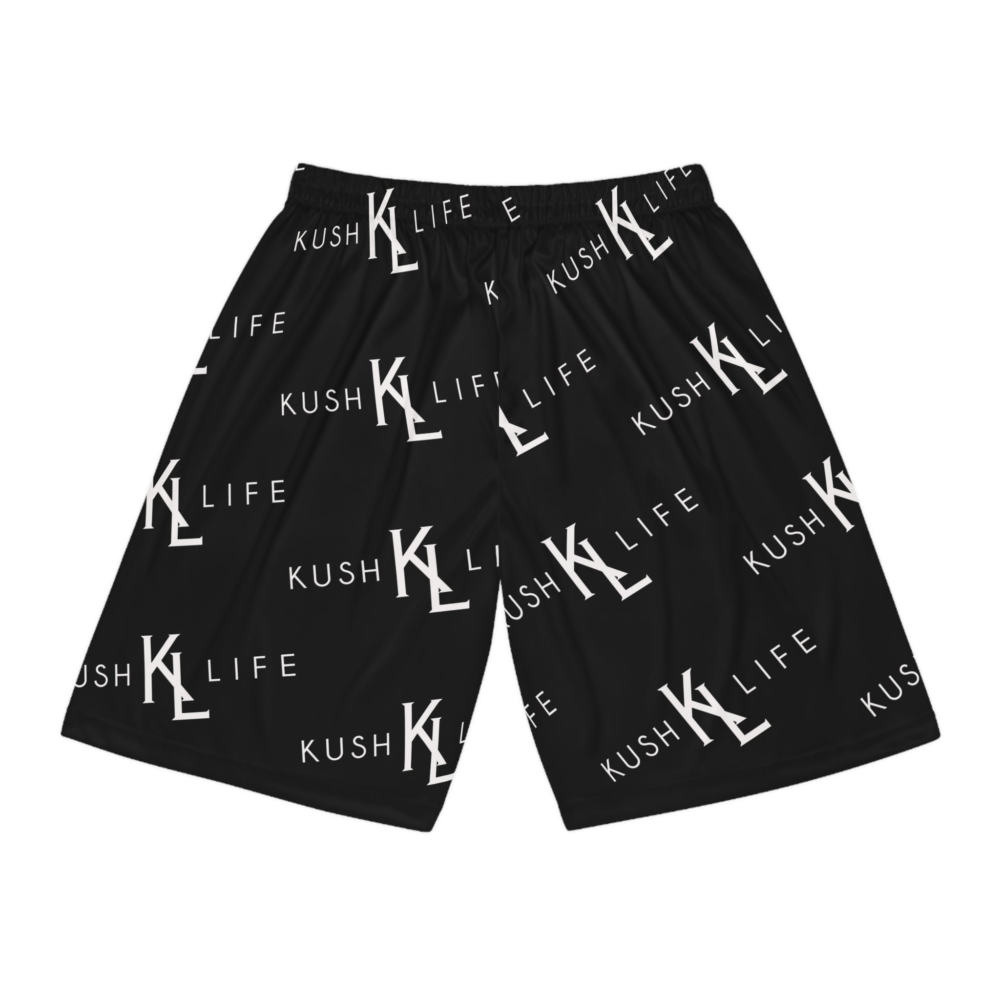 Kush KL Life Classic Logo Pattern - Basketball Shorts (AOP)